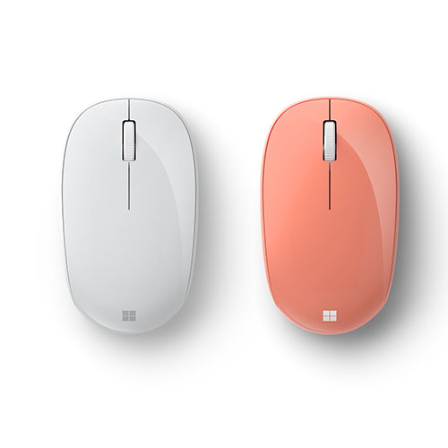 Microsoft Bluetooth Mouse Peach + Bluetooth Mouse Gray