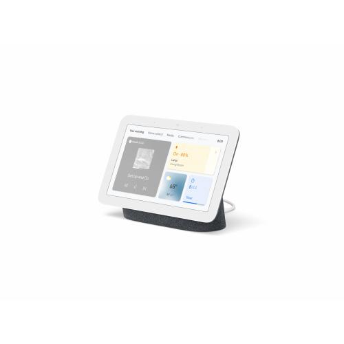 Google Nest Hub (2nd Gen) w/ Google Assistant Charcoal - 7" Touchscreen - Control smart devices with a tap - Fall asleep to soothing sounds - Stream videos and music - Bluetooth & WiFi Connectivity