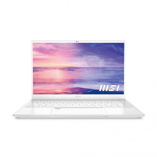 MSI Prestige 14 EVO 14" Laptop Intel Core i7-1185G7 16GB RAM 512GB SSD Pure White - 11th Gen i7-1185G7 Quad-core - New Intel Evo Platform for performance - 100% sRGB Color Gamut - Windows 10 Home - Up to 12 hr battery life