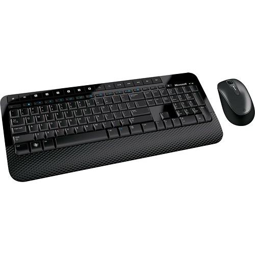 Microsoft Wireless Desktop 2000 Keyboard And Mouse + Microsoft All In One Media Keyboard   USB Wireless RF Keyboard & Mouse   Integrated Multi Touch TrackPad   BlueTrack Enabled   2.40 GHz Operating Frequency   Customizable Media Hotkeys 