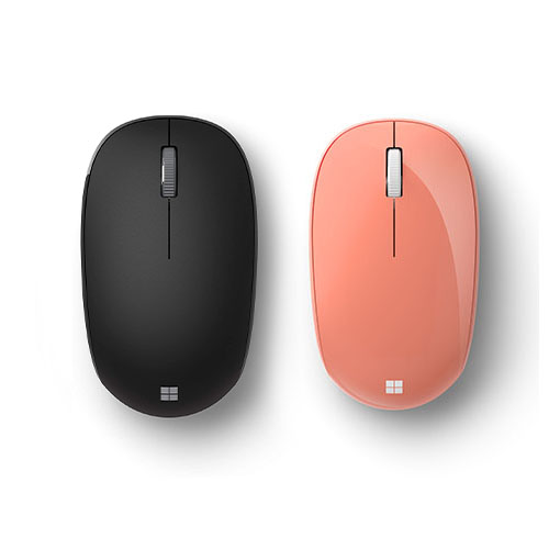 Microsoft Bluetooth Mouse Matte Black + Microsoft Bluetooth Mouse Peach