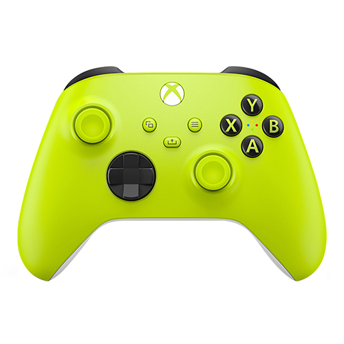Xbox Wireless Controller Electric Volt - Wireless & Bluetooth Connectivity - New Hybrid D-Pad - New Share Button - Featuring Textured Grip - Easily Pair & Switch Between Devices