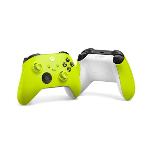 Xbox Wireless Controller Electric Volt   Wireless & Bluetooth Connectivity   New Hybrid D Pad   New Share Button   Featuring Textured Grip   Easily Pair & Switch Between Devices 
