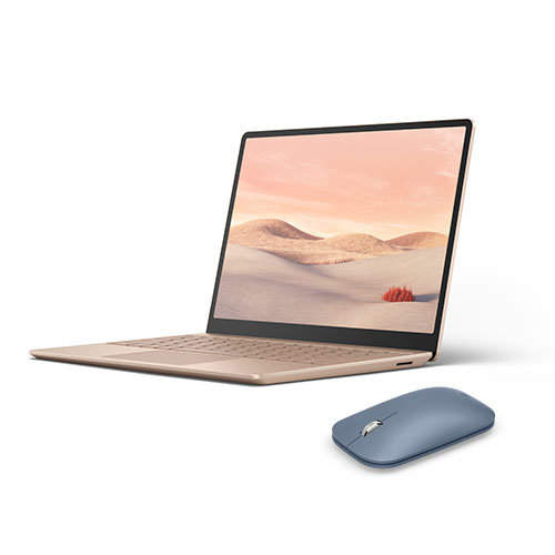 Microsoft Surface Laptop Go 12.4" Intel Core i5 8GB RAM 128GB SSD Sandstone + Microsoft Surface Mobile Mouse Ice Blue