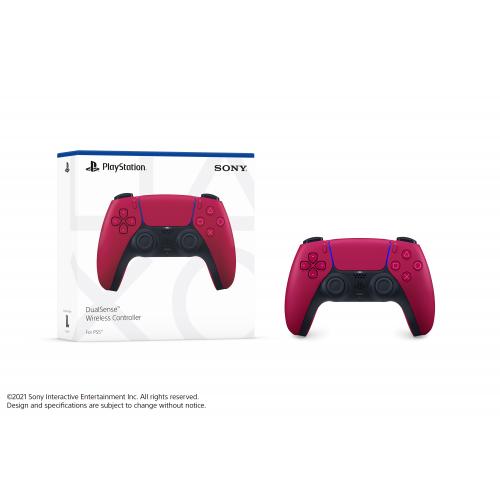 PlayStation 5 DualSense Wireless Controller Cosmic Red   Compatible W/ PlayStation 5   Built In Microphone & 3.5mm Jack   Feat. Haptic Feedback & Adaptive Triggers   Charge & Play Via USB Type C   Features New Create Button 