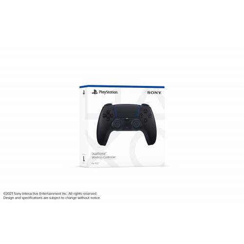 PlayStation 5 DualSense Wireless Controller Midnight Black   Compatible W/ PlayStation 5   Built In Microphone & 3.5mm Jack   Feat. Haptic Feedback & Adaptive Triggers   Charge & Play Via USB Type C   Features New Create Button 