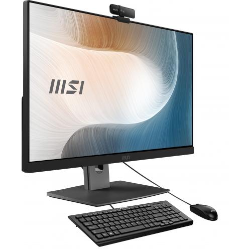 MSI Modern AM241P 28.3" All In One Desktop Computer Intel Core I7 1165G7 16GB RAM 512GB SSD   11th Gen I7 1165G7 Quad Core   USB Wired Keyboard & Mouse Included   In Plane Switching (IPS) Technology   Intel Iris Xe Graphics   Windows 10 Pro 