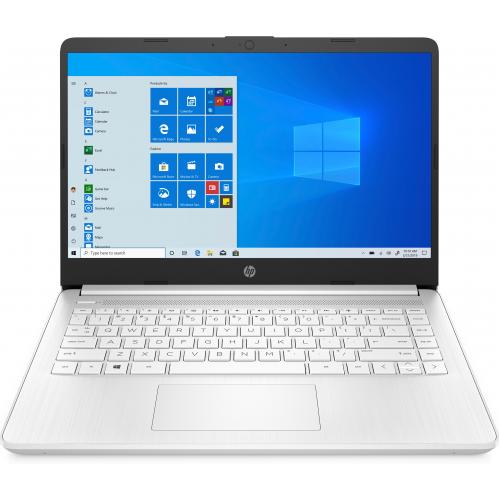 HP 14 Series 14" Laptop Intel Celeron N4020 4GB RAM 64GB eMMC Snow White - Intel Celeron N4020 Dual-core - Integrated Intel UHD Graphics - 1366 x 768 Full HD Resolution - Windows 10 Home in S Mode - Bluetooth 4.2