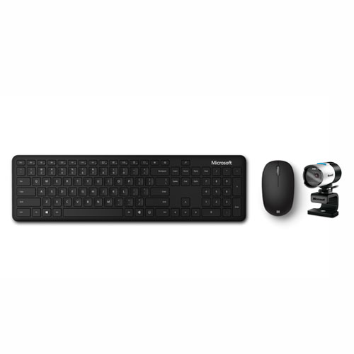 Microsoft LifeCam Webcam + Microsoft Bluetooth Keyboard & Mouse Desktop Bundle - 30 fps for Webcam - Bluetooth Connectivity for Keyboard & Mouse - 1920 x 1080 Video Resolution - 3 yr battery life for Keyboard - Up to 12 month battery life for Mouse