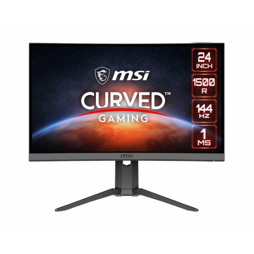 MSI OPTIX24C6P 23.8" FHD 144Hz 1ms 1500R Curved Gaming Monitor - 1920 x 1080 FHD Display @144Hz - 1ms Response Time - AMD Freesync Technology - Non-Glare with narrow bezel - Feat. Night Vision