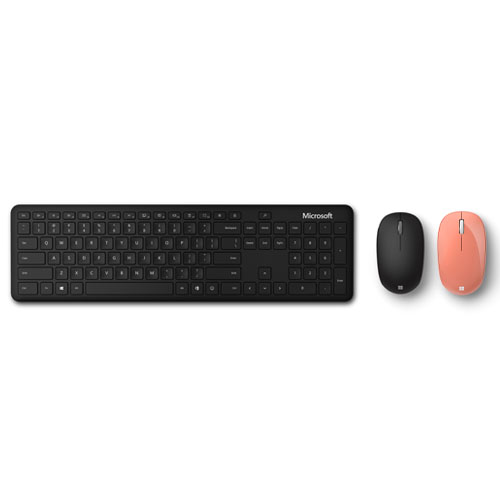 Microsoft Bluetooth Keyboard & Mouse Desktop Bundle + Microsoft Bluetooth Mouse Peach