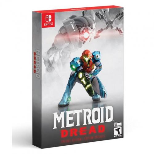 Metroid Dread: Special Edition for Nintendo Switch - For Nintendo Switch - ESRB Rated T (Teen 13+) - Includes 5 art-cards & 190-pg art book - Action/Platformer Game