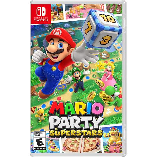 Mario Party Superstars for Nintendo Switch - For Nintendo Switch - Rated E (Everyone) - Party on 5 Classic Boards from Nintendo 64 Mario - Includes 100 Classic minigames - Up to 4 players supported