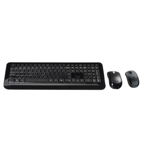 Microsoft 3500 Mouse Lochness Gray + Microsoft Wireless Desktop 850 Keyboard & Mouse - USB 2.0 Wireless RF Optical Mouse - USB 2.0 Wireless RF 104 Key Keyboard - 2.40 GHz Operating Frequency - 1000 dpi movement resolution - 3 Button(s) on Mouse
