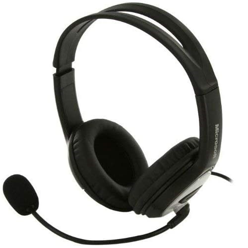 Microsoft LifeChat LX 3000 Digital USB Stereo Headset Noise Canceling Microphone + Microsoft Wireless Display Adapter 