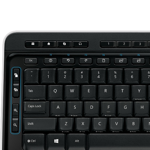 Microsoft Ergonomic Keyboard Black + Microsoft Wireless Desktop 3050 