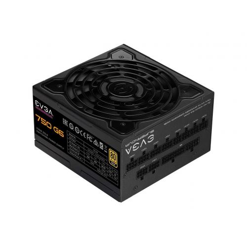 EVGA Supernova 750 G6 80 Plus Gold 750W Power Supply   80 Plus Gold Certified   Compact 140mm Size   Includes Power On Self Tester   Eco Mode With FDB Fan   10 Year Warranty 