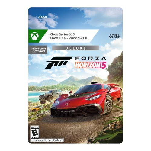 Forza Horizon 5: Deluxe Edition (Email Delivery) - For XB1, Xbox Series S|X & Windows 10 - Releases 11/9/2021 - ESRB Rated E (Everyone) - Includes full game + Car Pass - Racing and Sport Game