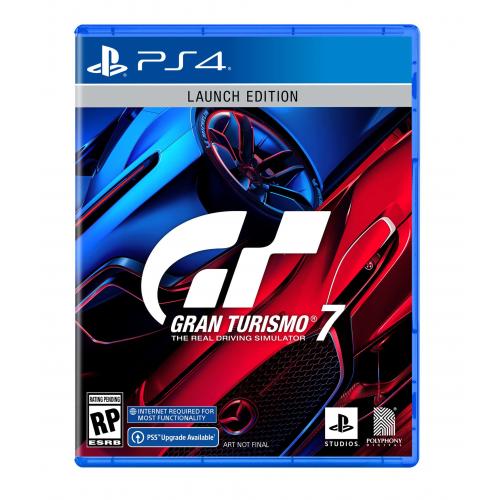 Gran Turismo 7 Launch Edition PS4 - For PlayStation 4 - Releases 3/4/2022 - Driving Simulator Game - 100,000 CR in-game Credit Included - Three-car Park Included