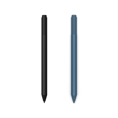 Microsoft Surface Pen Charcoal + Microsoft Surface Pen Ice Blue - Bluetooth 4.0 Connectivity - 4,096 pressure points - Tilt the tip to shade your drawings - Rubber eraser rubs away your mistakes easily - Writes like pen on paper