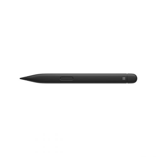 Microsoft Surface Slim Pen 2 Matte Black - Bluetooth 5.0 Connectivity - 4,096 points of pressure sensitivity - Create in real time with zero force inking - Take notes naturally with haptic motor - Sharper pen tip and improved design