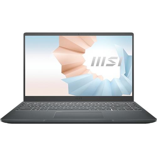 MSI Modern 15.6" Ultrabook Laptop Intel Core i7-1195G7 8GB RAM 512GB SSD Carbon Gray - 11th Gen i7-1195G7 Quad-Core - Intel Iris Xe Graphics - 1920 x 1080 FHD Resolution - In-Plane Switching (IPS) Technology - Windows 10 Home
