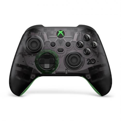 Xbox Wireless Controller 20th Anniversary Special Edition - For Xbox Series X/S, Xbox One, & Windows 10 - Bluetooth Connectivity - See-through Casing Special Edition - Hybrid D-Pad & Share Buttons - Textured Green Grips