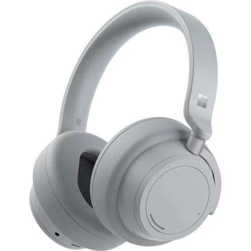 Microsoft Surface Headphones 2 Light Gray - Crystal-clear Omnisonic Sound - Touch, tap, and dial controls - 13 levels of active noise cancellation - 40mm Free Edge Driver - Up to 18.5 hr battery life