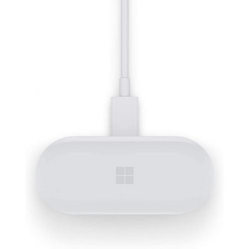 Microsoft Surface Earbuds Glacier   Bluetooth Connectivity   2 X Microphones Per Earbud   13.6mm Speaker Drivers   Touch, Tap, Swipe, Voice Controls   Up To 24 Hr Of Music Listening 