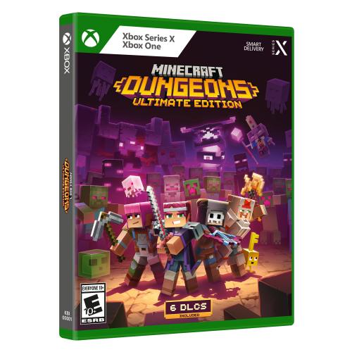 Minecraft Dungeons Ultimate Edition   For Xbox One, Xbox Series S, Xbox Series X   Rated E (For Everyone)   Action & Adventure 