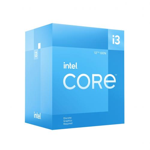 Intel Core I3 12100F Desktop Processor   4 Cores (4P+0E) & 8 Threads   Up To 4.30 GHz Turbo Speed   DDR5 And DDR4 Support   PCIe 5.0 & 4.0 Support   Intel Laminar RM1 Cooler Included 