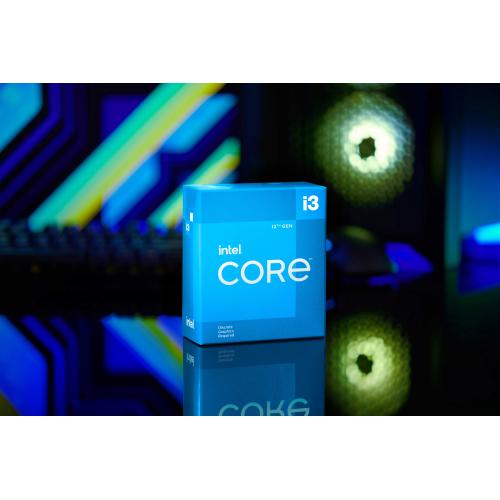 Intel Core I3 12100F Desktop Processor   4 Cores (4P+0E) & 8 Threads   Up To 4.30 GHz Turbo Speed   DDR5 And DDR4 Support   PCIe 5.0 & 4.0 Support   Intel Laminar RM1 Cooler Included 