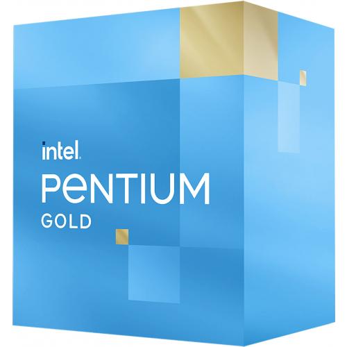 Intel Pentium Gold G7400 Desktop Processor   2 Cores (2P+0E) & 4 Threads   Up To 3.70 GHz CPU Speed   Intel UHD Graphics 710   DDR5 And DDR4 Support   Intel Laminar RS1 Cooler Included 