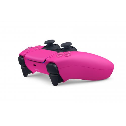 PlayStation 5 DualSense Wireless Controller Nova Pink   Compatible With PlayStation 5   Feat. Haptic Feedback & Adaptive Triggers   Charge & Play Via USB Type C   Built In Microphone & 3.5mm Jack   Features New Create Button 