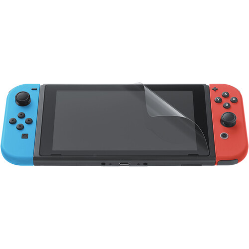 Nintendo Switch (OLED Model) With Neon Red & Neon Blue Joy Con Controllers + Nintendo Switch Carrying Case & Screen Protector + Nyko NS 4500 Wired Gaming Headset + Pokemon Legends: Arceus 