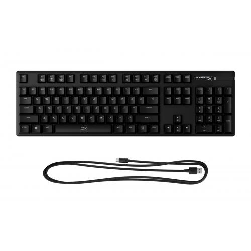 HyperX Alloy Origins Linear Switch Mechanical Gaming Keyboard   Customizable With NGENUITY Software   Three Adjustable Keyboard Angles   HyperX Red Linear Key Switches   Full Size With Detachable Cable   RGB Backlighting 