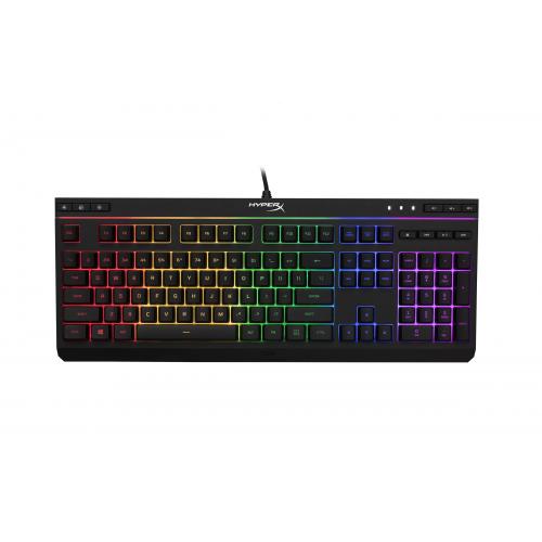 HyperX Alloy Core RGB Gaming Keyboard - Quiet, responsive keys with anti-ghosting functionality - Switch Type: Membrane - Durable, solid frame - RGB Backlighting - Spill resistant