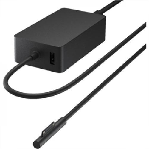 Microsoft Surface 127W Power Supply + Microsoft Surface 127W Power Supply   Wired Charging Method   127W Maximum Output Power   Designed For Surface Book 3   1 X USB Type A (USB 2.0)   8.20 Ft Cable Length 