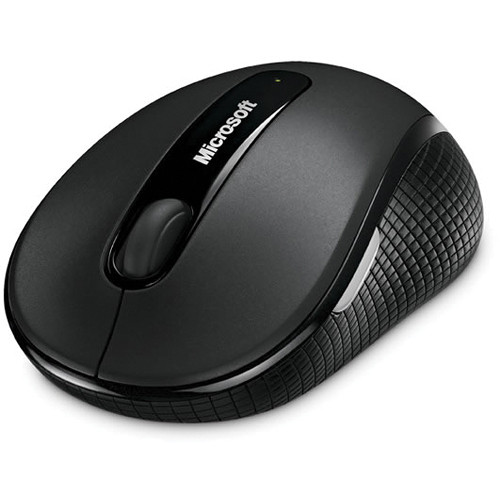 Microsoft 4000 Mouse Black + Microsoft Wireless Mobile Mouse 4000   Wireless Mice   4 Way Scrolling And 4 Customizable Buttons   2.40 GHz   Up To 10 Months Battery Life   1000 Dpi 