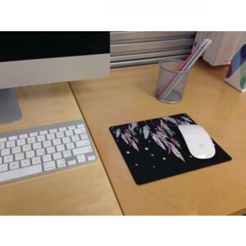 Open Box: OTM Prints Black Mouse Pad, Dream Catcher Color 