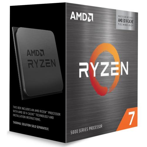 AMD Ryzen 7 5800X3D 8-core 16-thread Desktop Processor - 8 core and 16 threads - 3.4 GHz- 4.5 GHz CPU Speed - 96MB Total Cache - PCIe 4.0 Ready - AMD 3D V-Cache Technology