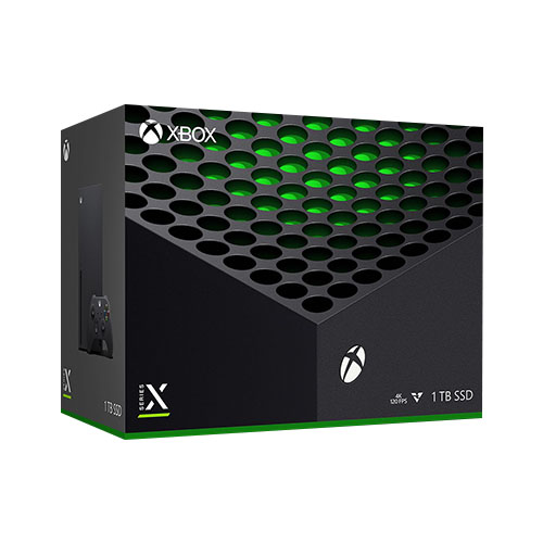 Xbox Series X 1TB SSD Console + Extra Xbox Wireless Controller   Includes 2 Xbox Wireless Controllers   Up To 120 Frames Per Second   16GB RAM 1TB SSD   Experience True 4K Gaming   Xbox Velocity Architecture 