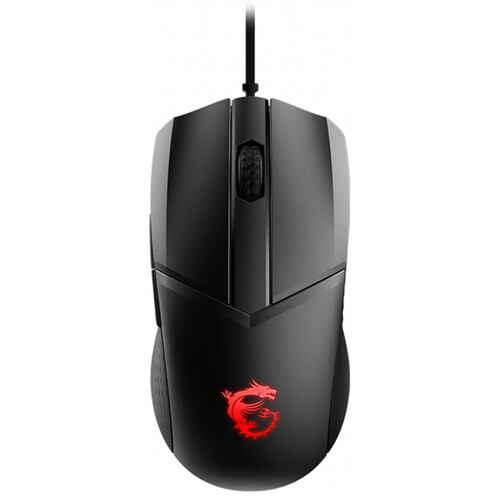 MSI CLUTCH GM41 Lightweight V2 Gaming USB Gaming Mouse   NVIDIA Reflex Compatible   OMRON Switches Rated For 60 Million Clicks   65g Ultra Light (without Cable)   Diamond Patter Anti Slip Design   Up To 16000 DPI With A 1ms Polling Rate 