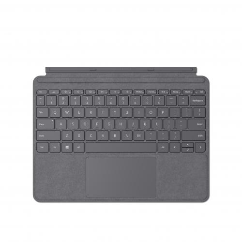Microsoft Surface Go Signature Type Cover Platinum + Microsoft Surface 127W Power Supply   Pair W/ Surface Go   A Full Keyboard Experience   Close To Protect Screen & Conserve Battery   Made W/ Alcantara Material   127W Maximum Output Power Supply 