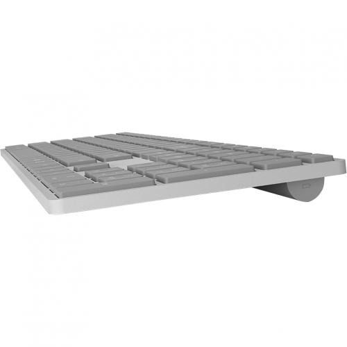 Microsoft Surface Keyboard Gray   Wireless   Bluetooth   Compatible W/ Smartphone   QWERTY Key Layout   Sleek & Simple Design 