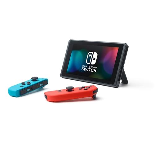 Nintendo Switch 32GB Console W/ Neon Blue & Neon Red Joy Con + Nyko NS 4500 Wired Gaming Headset   Over Ear Stereo Headset   3.5 Mm Headphone Jack   Adjustable Volume Control & Microphone   Padded Earcuffs 