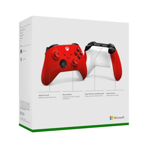 Xbox Series S Fortnite And Rocket League Bundle + Xbox Wireless Controller Pulse Red   Includes Xbox Wireless Controller   Includes Fortnite & Rocket League Downloads   10GB RAM 512GB SSD   Up To 120 Frames Per Second   Experience High Dynamic Range 