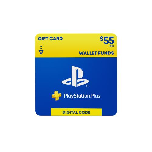 $55 PlayStation Plus Store Card Download) - Digital code via email - Non-returnable & non- refundable - antonline.com