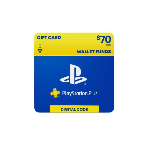 $70 PlayStation Plus Store Gift Card (Digital Download) - Digital code delivered via email - Non-returnable & non- refundable