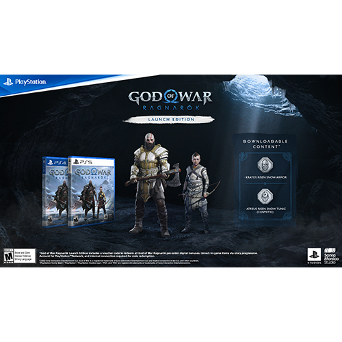 God Of War Ragnarok Launch Edition PS5   PlayStation 5   Action/Adventure Game   Rated M (Mature 17+)   1 Player Supported   Releases 11/9/2022 